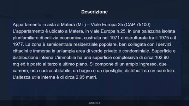 Immobile in asta di 102 m² in vendita a Matera - Foto 8