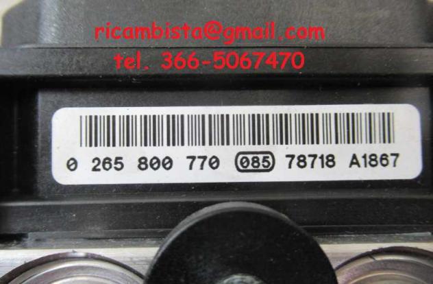 0265232213 0265800770 Opel Corsa 2001 gruppo ABS