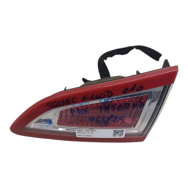 STOP POSTERIORE DESTRO INTEGRATO NEL PORTELLO RENAULT Scenic X MOD 265500018R K9KJ8 (09) - Foto 4