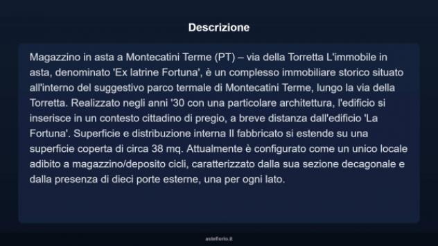 Immobile in asta di 38 m² in vendita a Montecatini-Terme - Foto 4