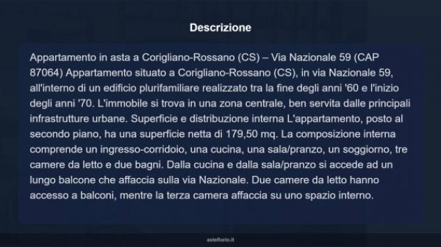 Immobile in asta di 179 m² con più di 5 locali in vendita a Corigliano-Rossano - Foto 7