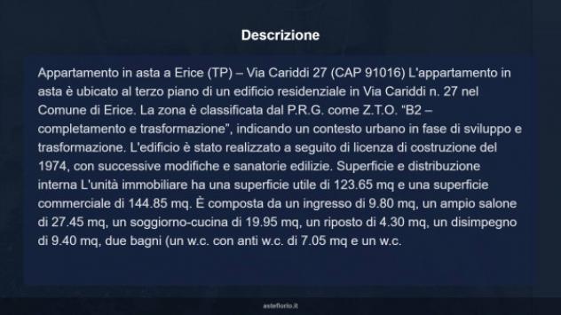 Immobile in asta di 123 m² con più di 5 locali in vendita a Erice - Foto 18