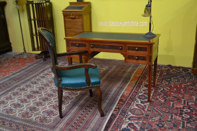 Scrivania da centro cm. 120 cm. stile Luigi XVI - Foto 4
