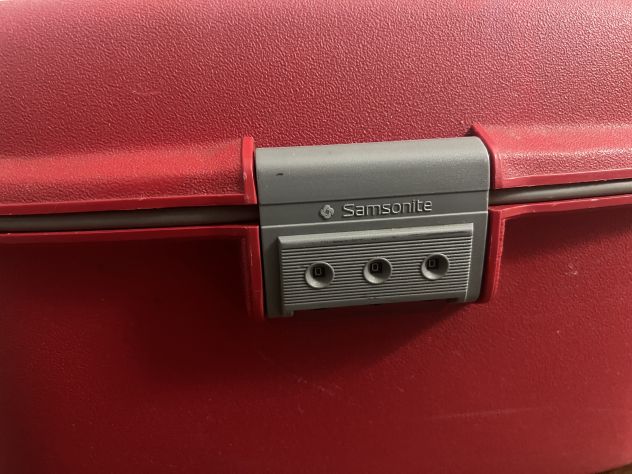 Beauty Case rigida Samsonite vintage – rosso - Foto 2