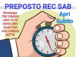 HACCP REC SAB PREPOSTO