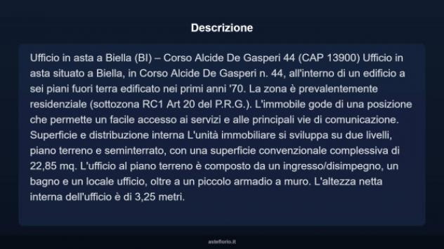 Immobile in asta di 22 m² in vendita a Biella - Foto 9