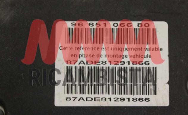 0265230289 Citroen C4 Picasso centralina gruppo pompa ABS