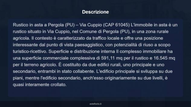 Immobile in asta di 591 m² in vendita a Pergola - Foto 17