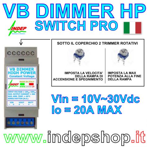 Dimmer a interruttore per Strisce led 480W alba-tramonto - Foto 3