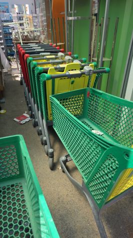 CARRELLO SPESA IN PLASTICA 150 LT - Foto 2