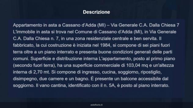 Immobile in asta di 103 m², box auto in vendita a Cassano d'Adda - Foto 17
