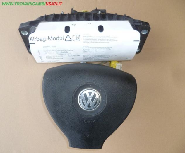 DISPOSITIVO AIR-BAG lato guida KIT VOLANTE 1 SP.VIOLA - PASS. SPINA ARANCIO VOLKSWAGEN GOLF (1K) 3 porte / 5 porte  Carrozzeria  Sicurezza  Airbag  Ai