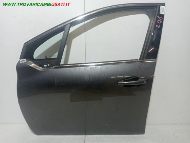 PORTA ANT. SX NERO MET. CON AL / SE 999-U1560902 Carrozzeria  Lamierati esterni  Porte  Porta ant. sx. PEUGEOT - 208 - 2012  2015, PEUGEOT - 208 - 201