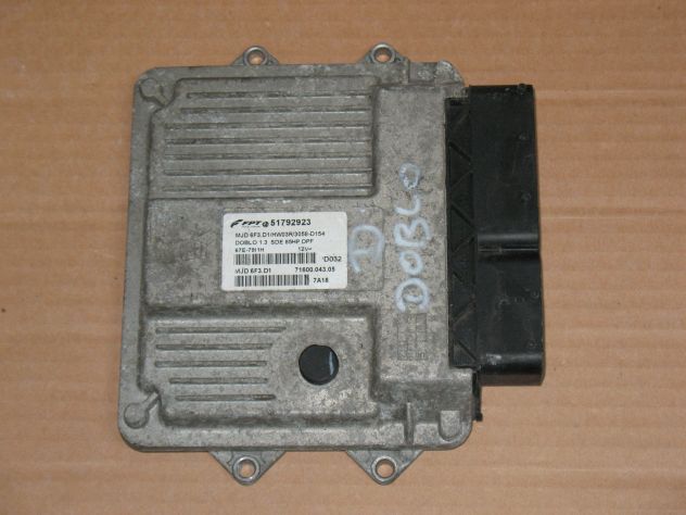 51792923 ECU CENTRALINA FIAT DOBLO 1.3 85 HP 51792923 MJD 6F3.D1 HW03R