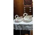 Famiglia di cigni, ceramiche -Vintage 