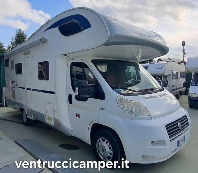 Giottiline TERRY T40 DEL 2008 CON DOPPIA DINETTE LETTI A CASTELLO POSTERIORE GARAGE