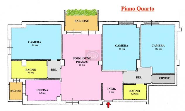S.EGIDIO: Appartamento con 3 camere letto in BUONO STATO DI MANUTENZIONE - Foto 17