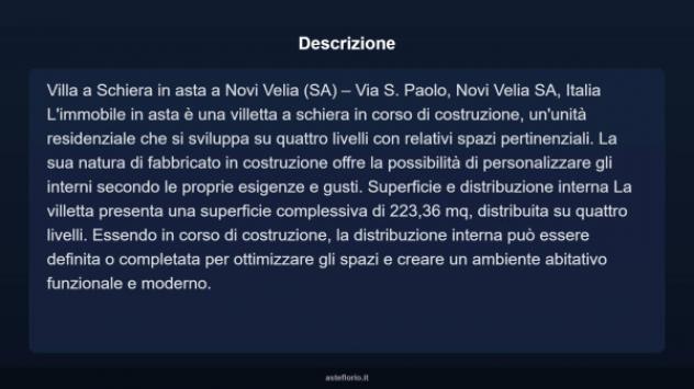 Immobile in asta di 223 m² in vendita a Novi Velia - Foto 3