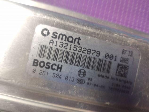 Centralina Motore Iniezione ECU BOSCH 0261S04013 SMART FORTWO A/C451 A1321532879 - Foto 7
