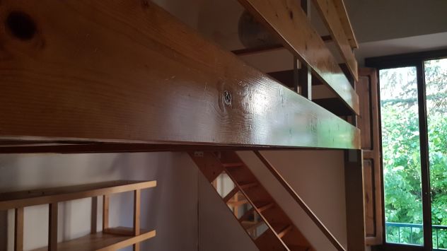 Soppalco in legno massello come nuovo vendesi - Foto 5