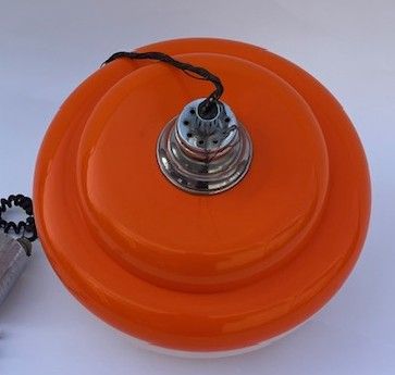 Lampadario Arancione / Bianco - Foto 4