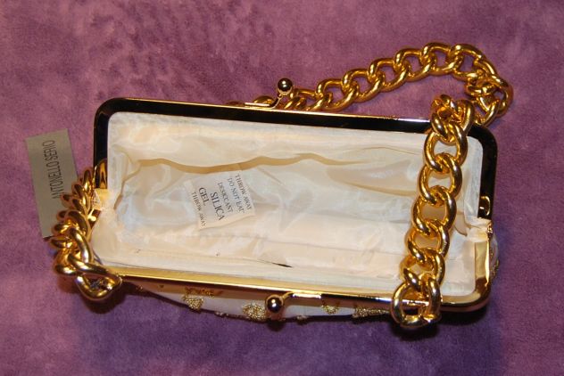 Borsa donna da sera Antonello Serio nuova - Foto 2