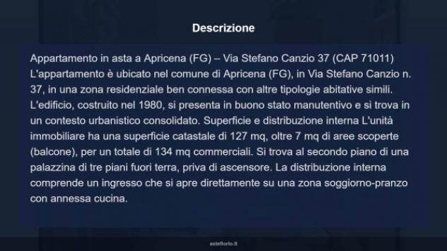 Immobile in asta di 134 m² in vendita a Apricena - Foto 7
