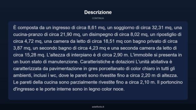 Immobile in asta di 146 m² con più di 5 locali in vendita a Mercogliano - Foto 16