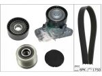 Kit distribuzione per Dacia Dokker 1.2 1.6 diesel 1,6 gpl Ina gates cinghia