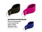 prezzoconveniente 16 portachiavi in felcro 6 blu 6 fucsia 6 neri