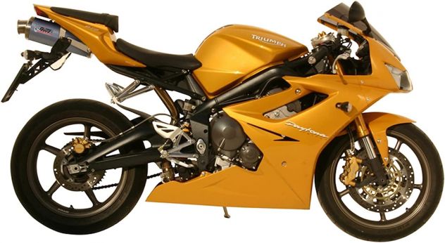 Terminale per Triumph Daytona 675 Mivv Oval Akrapovic Slip on Gpr Deptone