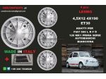 Cerchi Campagnolo Lesmo 4,5x 12 fiat 500 l f r