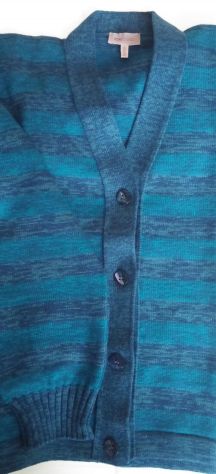 CARDIGAN CORTI BLU E ROSSO ROMEO GIGLI - Foto 5