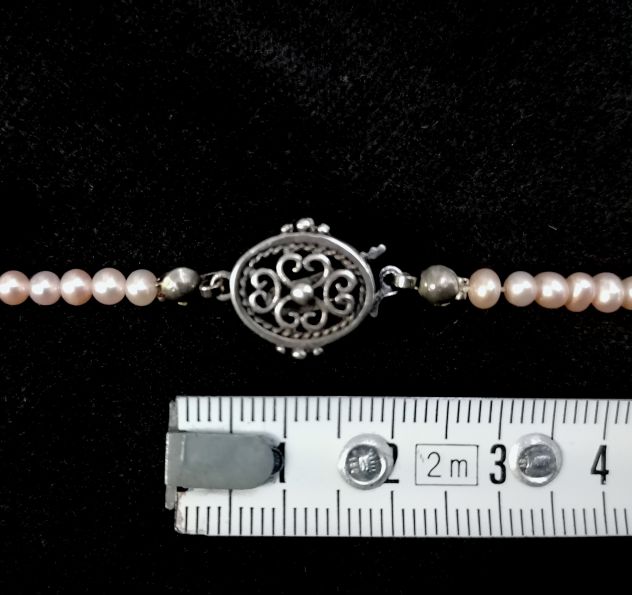 SPETTACOLARE DEMI PARURE COLLANA LUNGA + ORECCHINI PERLE DI ABALONE. - Foto 10