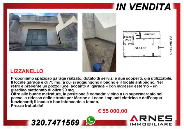 AMPIO GARAGE CON WC E SCOPERTO - Foto 6