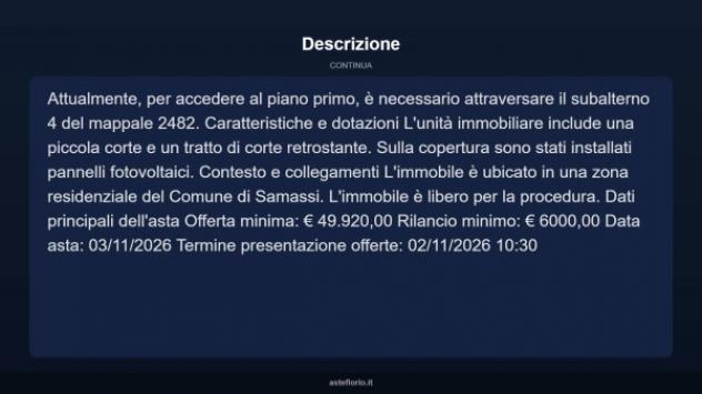 Immobile in asta di 252 m² con più di 5 locali in vendita a Samassi - Foto 5
