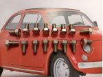 Kit 16 Bulloni Fissaggio Cerchio Ruota – Fiat 500 F/L / 126 1^ Serie – Nichelati