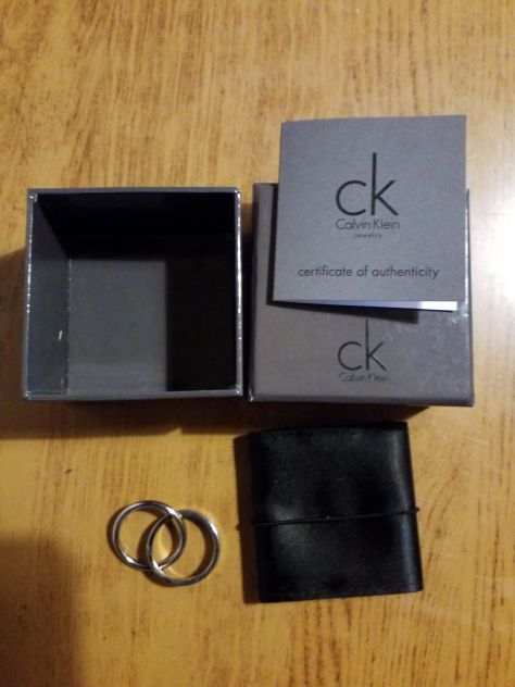 Anello Pendente Kalvin Klein unisex acciaio
