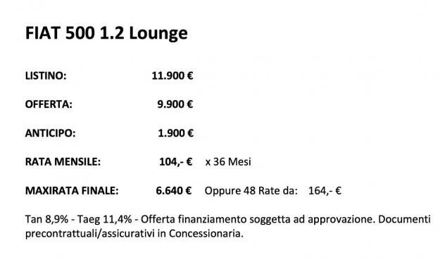 FIAT 500 1.2 Lounge - Foto 7