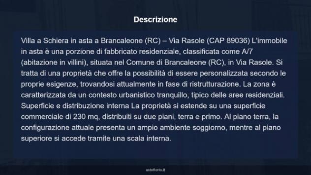 Immobile in asta di 230 m² in vendita a Brancaleone - Foto 13