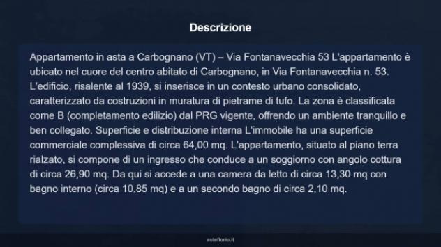 Immobile in asta di 64 m² in vendita a Carbognano - Foto 11