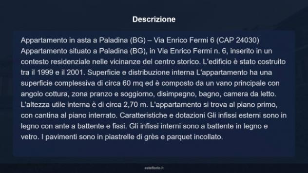 Immobile in asta di 54 m² in vendita a Paladina - Foto 7