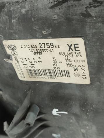 FARO SINISTRO ALLO XENON MERCEDES Classe E Berlina W212 A2128202759 5DC009060-20 642856 (09) - Foto 6
