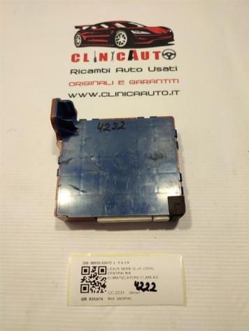 CENTRALINA CLIMA LEXUS IS 220 Berlina 88650-53072 (0512) - Foto 3