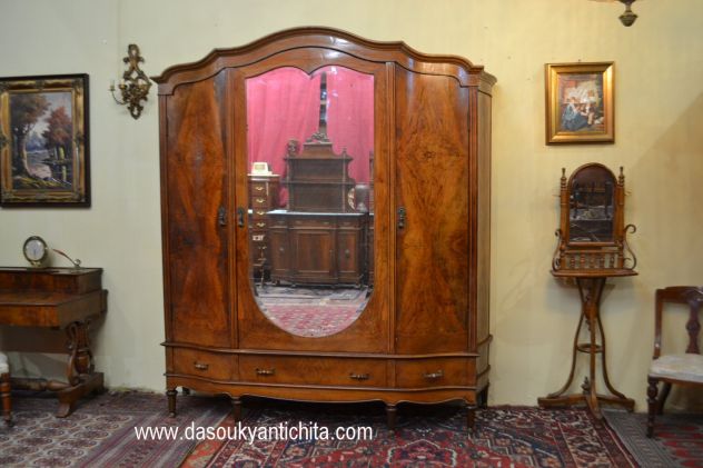 Toilette con specchio basculante stile Thonet - Foto 6