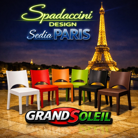 Sedie Polipropilene Alta Qualita' Grandsoleil - Foto 10