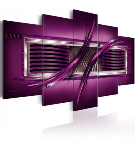 Quadro Baffuto Viola 100x50 E 200x100 ARREDALACASA