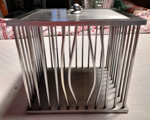 Gabbia acciaio con sbarre divelte 14x14xh12 - Foto 8