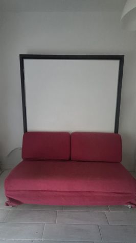 Letto matrimoniale a scomparsa con divanetto - Foto 2