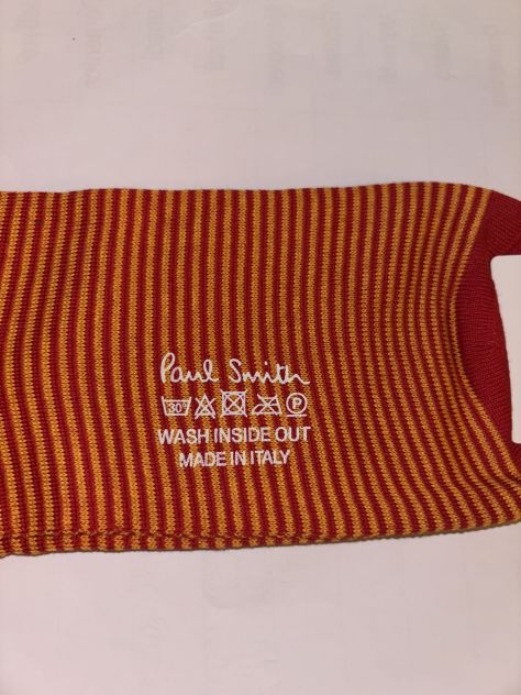 CALZE NUOVE CON CARTELLINO FIRMATE ORIGINALI”PAUL SMITH”MADE IN ITALY DA UOMO - Foto 9